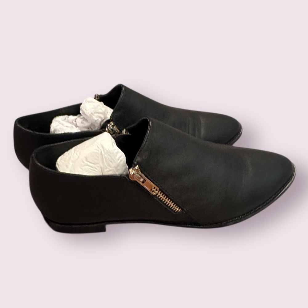Women's New In Box Sole Society Birch Black Leather Shoes Size 9.5M - Picture 4 of 7